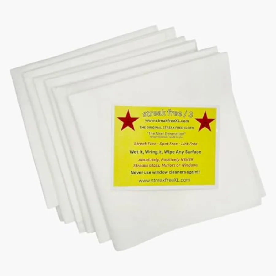 Microfiber Glass Cleaning Cloths, 6 Pack - 16" x 16" Lint-Free Window and Mirror Cleaning Towels, Streak-Free Reusable Cloths f
Microfiber Glass Cleaning Cloths, 6 Pack - 16" x 16" Lint-Free Window and Mirror Cleaning Towels, Streak-Free Reusable Cloths f
