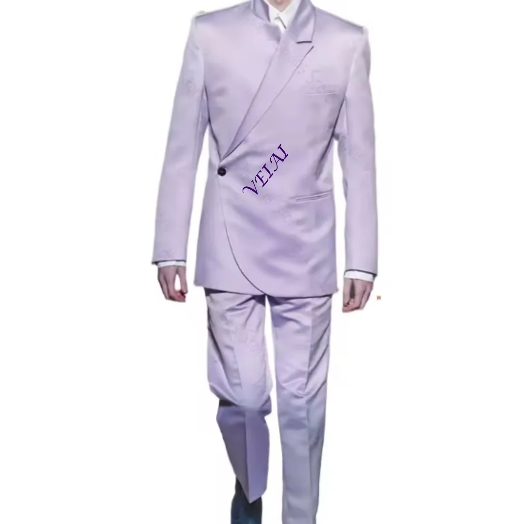 CustomizedFashion Show Single Button Men Suit Two Pieces(Jacket+Pants) Lapel Outfits Chic Casual Party Prom Wedding Set
CustomizedFashion Show Single Button Men Suit Two Pieces(Jacket+Pants) Lapel Outfits Chic Casual Party Prom Wedding Set