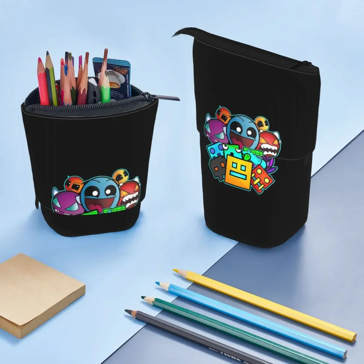 Geometry Dash Game Music Cute Geometric Reversible Pencil Case for Boy Girl School Pen Box Pencil Bag Stationery Supplies
Geometry Dash Game Music Cute Geometric Reversible Pencil Case for Boy Girl School Pen Box Pencil Bag Stationery Supplies