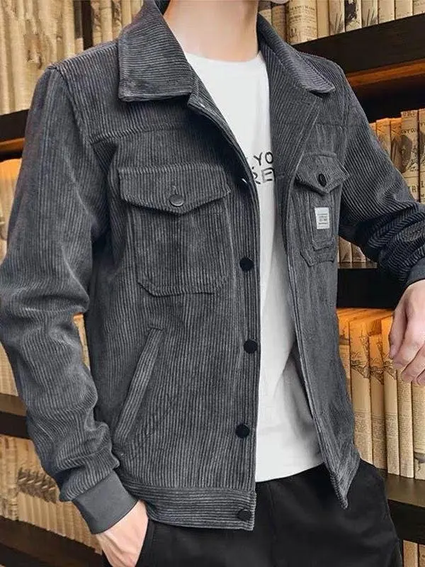 Men's Winter Thiened Corduroy Denim Jaet Stand Collar Stand Fit Busin Casual Outerwear Spring Autumn Winter Faion
Men's Winter Thiened Corduroy Denim Jaet Stand Collar Stand Fit Busin Casual Outerwear Spring Autumn Winter Faion