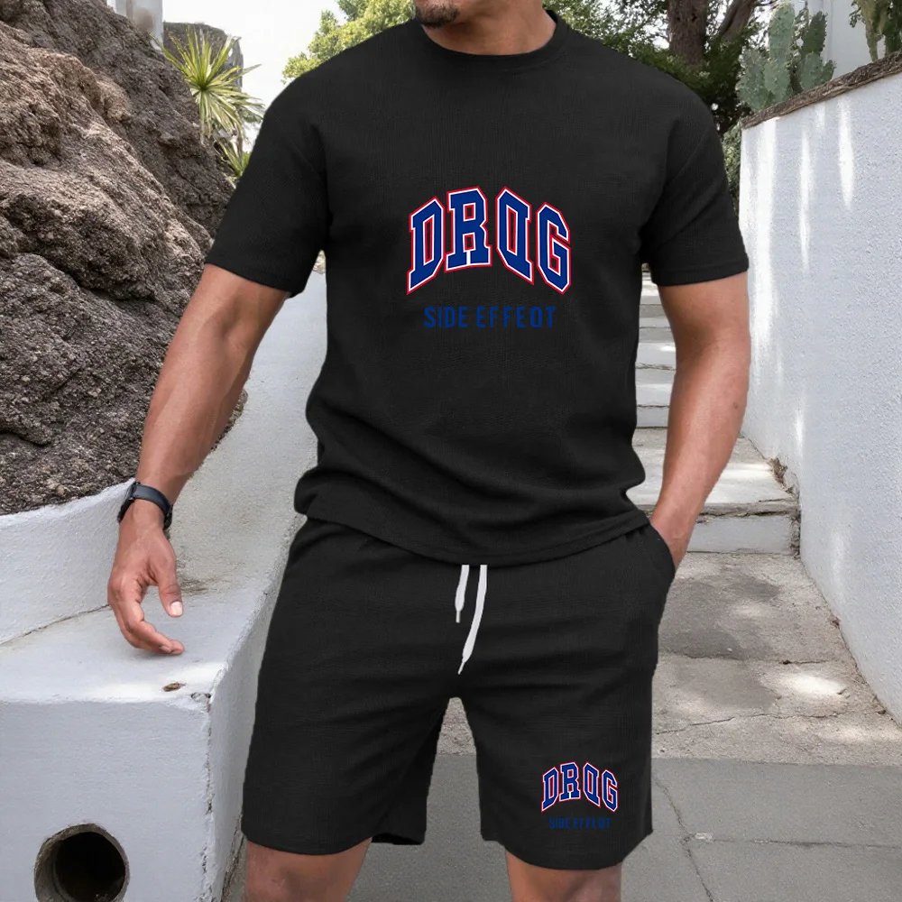 Men's Summer Beach Sports Suit Casual Outdoor Basketball Sports Comfortable Two-Piece Set with Fashion Loose T-Shirt And Shorts
Men's Summer Beach Sports Suit Casual Outdoor Basketball Sports Comfortable Two-Piece Set with Fashion Loose T-Shirt And Shorts