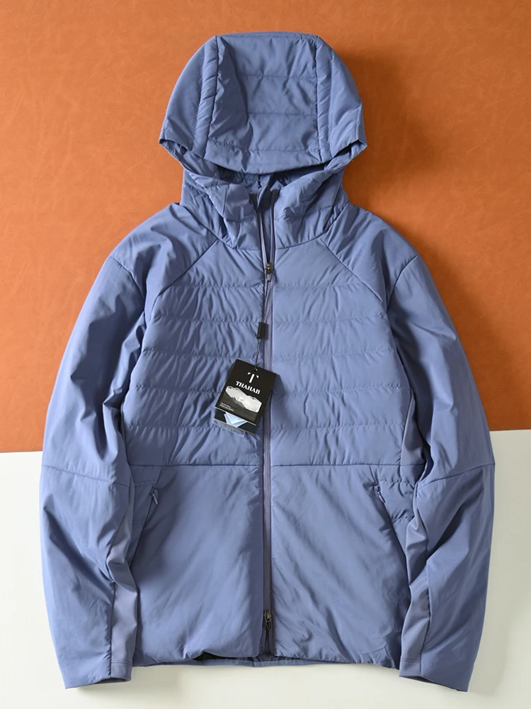 Легкая мужская пуховая куртка с капюшоном, белое пальто с перьями Du, теплая, не пышная зимняя верхняя одежда, модное городское молодежное пальто
Легкая мужская пуховая куртка с капюшоном, белое пальто с перьями Du, теплая, не пышная зимняя верхняя одежда, модное городское молодежное пальто