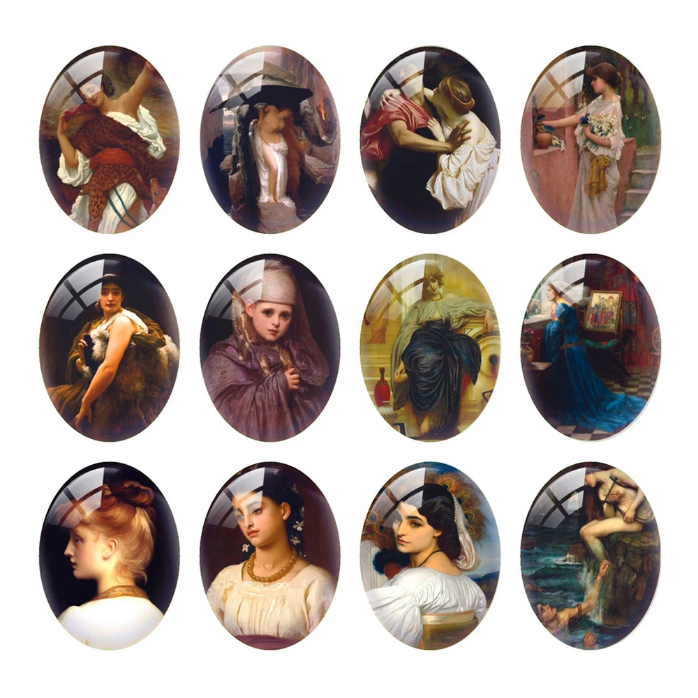 10pcs/lot Oval Photo Glass Cabochon Flatback Charms Retro Figure Oil Painting Demo Flat Back Cameo Diy Jewelry Making Findings
10pcs/lot Oval Photo Glass Cabochon Flatback Charms Retro Figure Oil Painting Demo Flat Back Cameo Diy Jewelry Making Findings