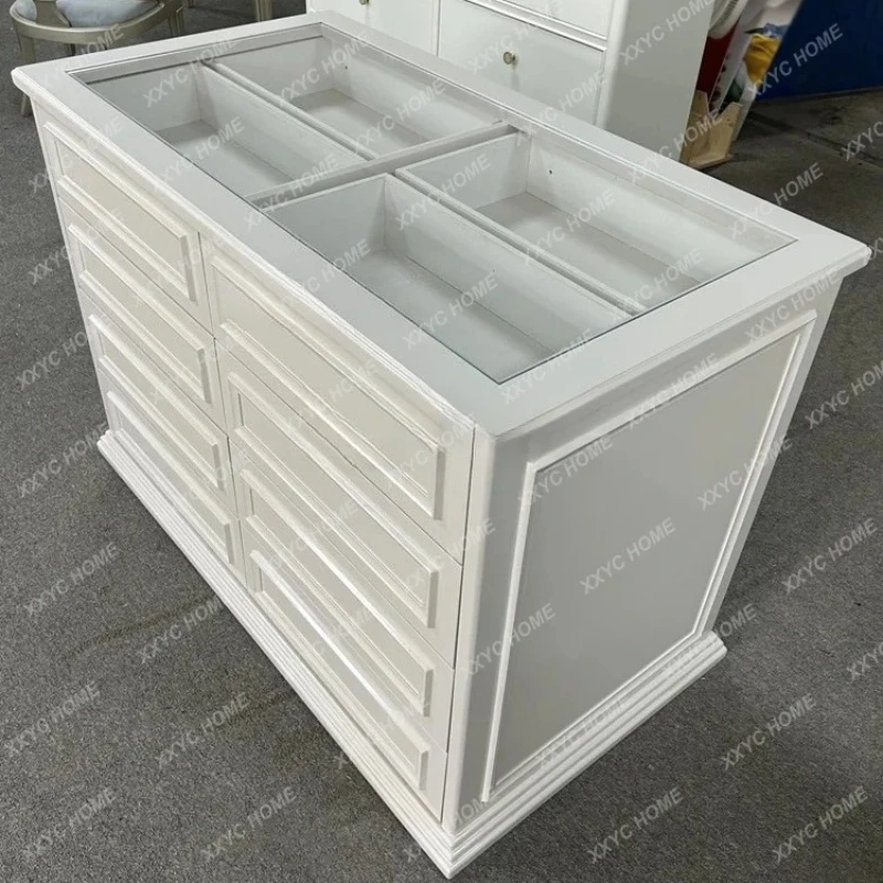 X-S light luxury cloakroom Shimadai household cream wind storage cabinet jewelry double-sided display high-end floor HG
X-S light luxury cloakroom Shimadai household cream wind storage cabinet jewelry double-sided display high-end floor HG