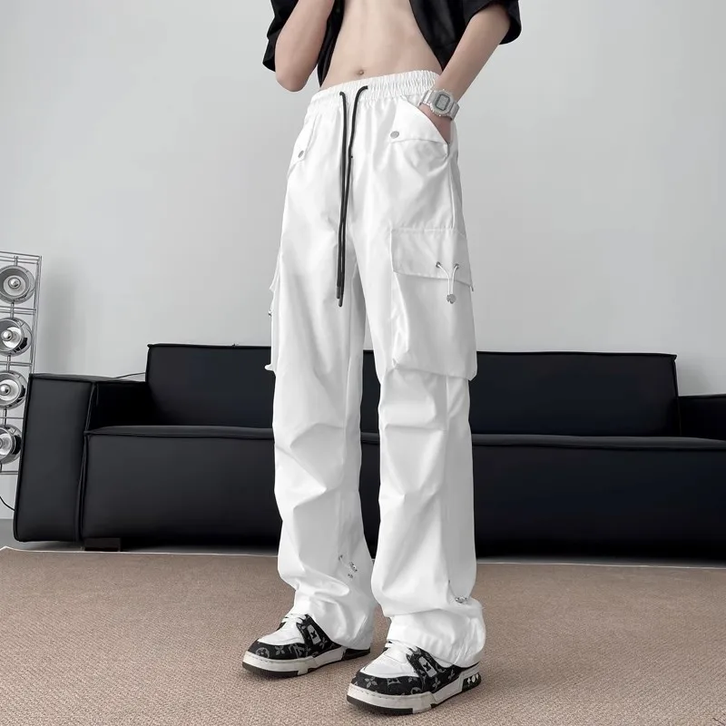 Loose Fit Hiphop Workwear Pants Men's Spring Thin Casual Trousers Trendy White Sports Pants Straight Leg Long Youth Active Sle
Loose Fit Hiphop Workwear Pants Men's Spring Thin Casual Trousers Trendy White Sports Pants Straight Leg Long Youth Active Sle