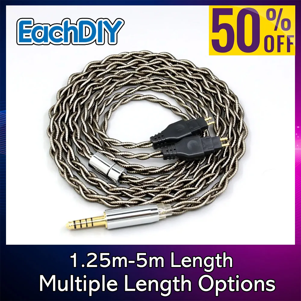 Pure 99% Silver Palladium Gold Graphene Earphone Cable For Sennheiser HD580 HD600 HD650 HDxxx HD660S HD58x HD6xx 8191
Pure 99% Silver Palladium Gold Graphene Earphone Cable For Sennheiser HD580 HD600 HD650 HDxxx HD660S HD58x HD6xx 8191
