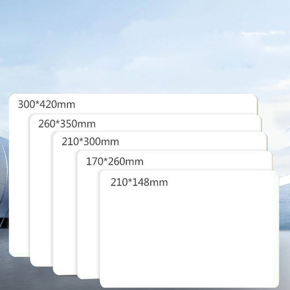 5Pcs Mini Desktop Whiteboard Smooth Surface Erasable Household Office Supplies Planner Reminder Board Small Size
5Pcs Mini Desktop Whiteboard Smooth Surface Erasable Household Office Supplies Planner Reminder Board Small Size