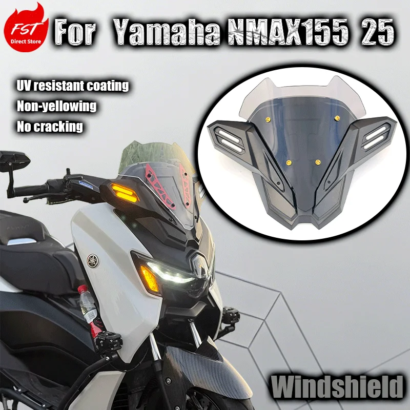For 2025 Yamaha NMAX155 Racing Windshield Upgrade Front Windscreen Modification for XMAX Sports Windshield Replacement
For 2025 Yamaha NMAX155 Racing Windshield Upgrade Front Windscreen Modification for XMAX Sports Windshield Replacement
