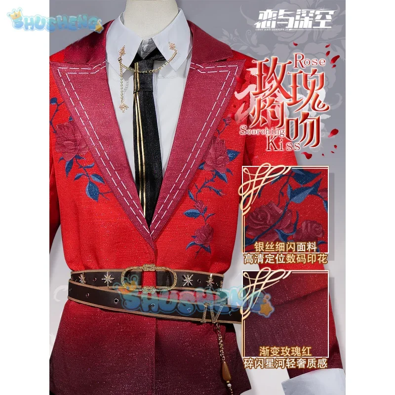 FC6Love and Deepspace Rafayel Cosplay Costume Rose Scorching Kiss Uniform Dress Women Halloween Party Daily Outfit Game@FC8!
FC6Love and Deepspace Rafayel Cosplay Costume Rose Scorching Kiss Uniform Dress Women Halloween Party Daily Outfit Game@FC8!