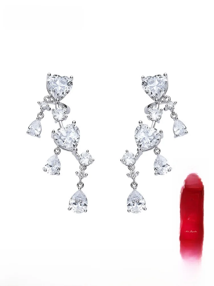 Модные роскошные серьги-капли в форме сердца NanaJacqueline и комбинированные клипсы для ушей, оригинальные женские украшения.
Модные роскошные серьги-капли в форме сердца NanaJacqueline и комбинированные клипсы для ушей, оригинальные женские украшения.