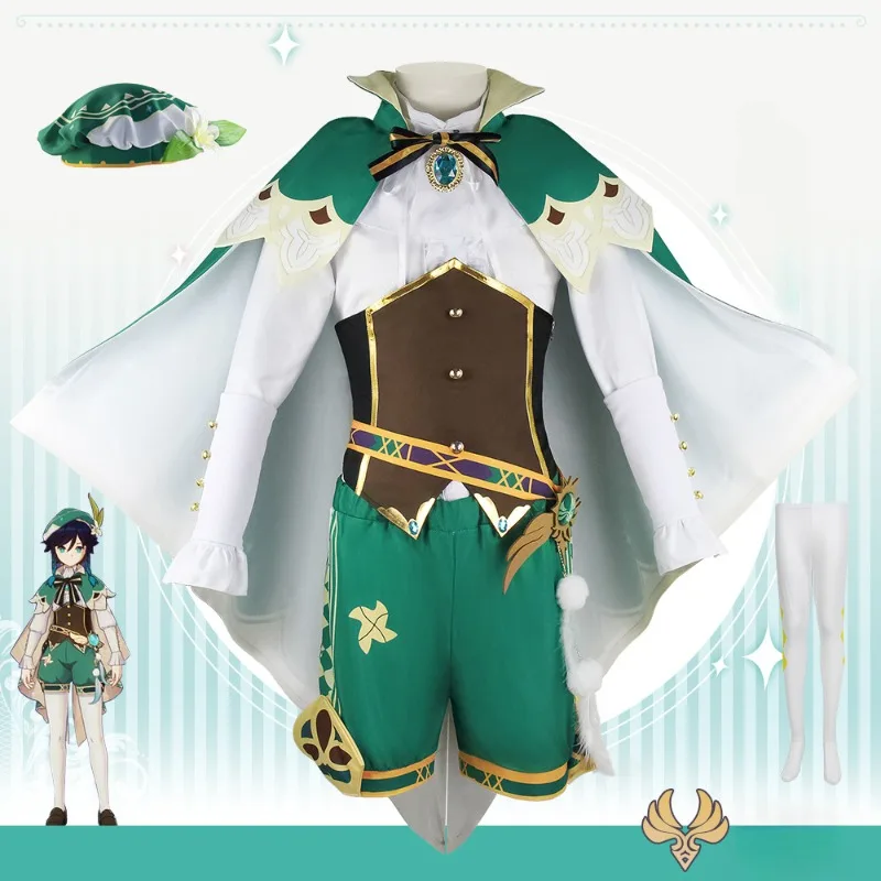 Game Genshin Impact Venti Cosplay Costumes Combat Uniforms for Men/Women Halloween Party Clothes Anime Comic Con Outfits
Game Genshin Impact Venti Cosplay Costumes Combat Uniforms for Men/Women Halloween Party Clothes Anime Comic Con Outfits