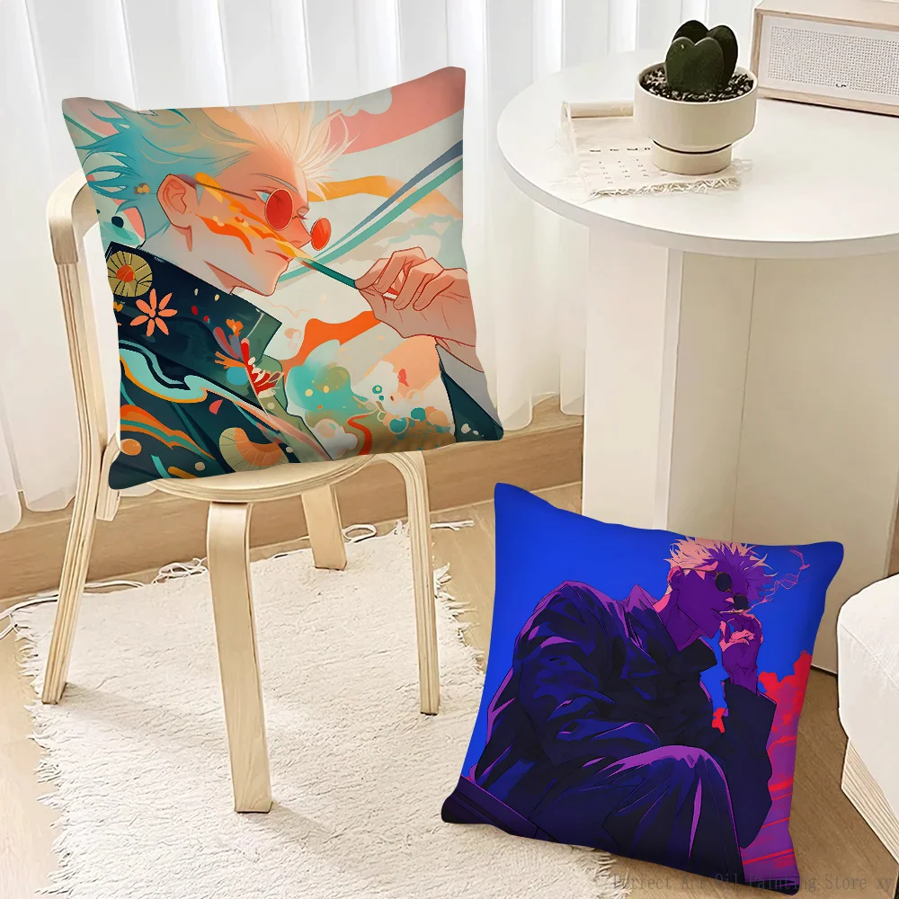 EPC Gojo Satoru Jujutsu Kaisen Pillow Case Square Pillow Cushion Cover Bedroom Sofa Room Decoration Casual Pillow Cover
EPC Gojo Satoru Jujutsu Kaisen Pillow Case Square Pillow Cushion Cover Bedroom Sofa Room Decoration Casual Pillow Cover