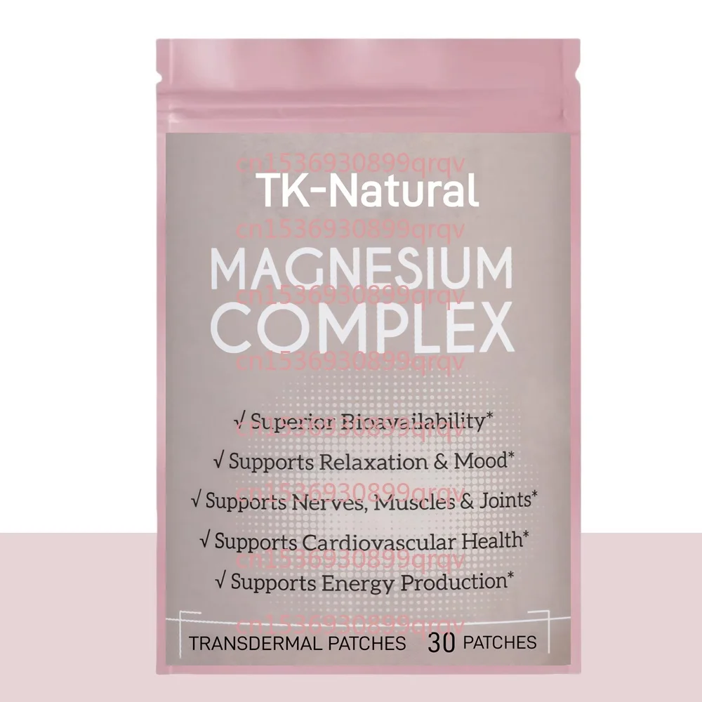 30 Patches Magnesium Complex Transdermal Patches With Bisglycinate, Malate, Taurate for Mood, Sleep, Energy Support
30 Patches Magnesium Complex Transdermal Patches With Bisglycinate, Malate, Taurate for Mood, Sleep, Energy Support