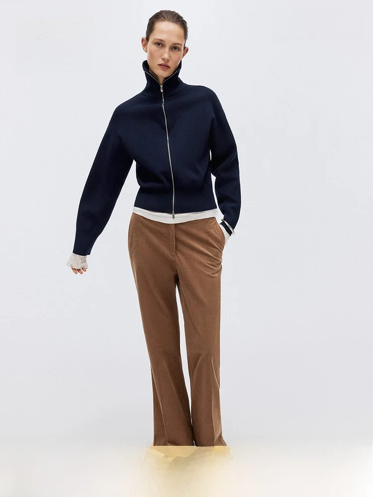 Женский кардиган H&M на молнии, вязаный свитер, коллекция High nce Sensation Весна 2026, простой крой, классический фасон, однотонный
Женский кардиган H&M на молнии, вязаный свитер, коллекция High nce Sensation Весна 2026, простой крой, классический фасон, однотонный