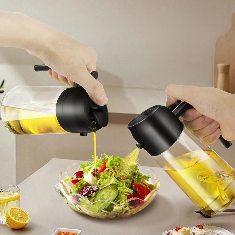 Olive Oil Sprayer for Cooking 2 in 1 Olive Oil Dispenser for Kitchen Gadgets Food-grade Oil Mister for Air Fryer Salad Frying
Olive Oil Sprayer for Cooking 2 in 1 Olive Oil Dispenser for Kitchen Gadgets Food-grade Oil Mister for Air Fryer Salad Frying