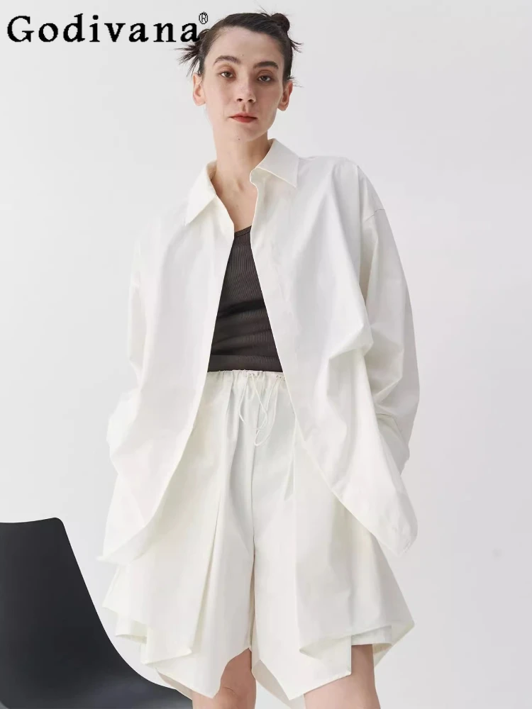 Japanese Fashion Heavy Industry Irregular Crop Short 2025 Women's Loose Slim Versatile Tailored Short Lady Daily Basic Shorts
Japanese Fashion Heavy Industry Irregular Crop Short 2025 Women's Loose Slim Versatile Tailored Short Lady Daily Basic Shorts
