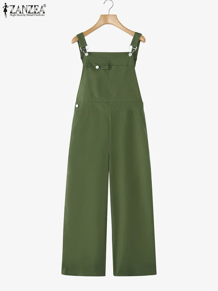 ZANZEA 2025 Summer Women Solid Color Rompers Casual Loose Suspender Playsuit Holiday Pocket Long Pant Jumpsuit Korean Overalls
ZANZEA 2025 Summer Women Solid Color Rompers Casual Loose Suspender Playsuit Holiday Pocket Long Pant Jumpsuit Korean Overalls