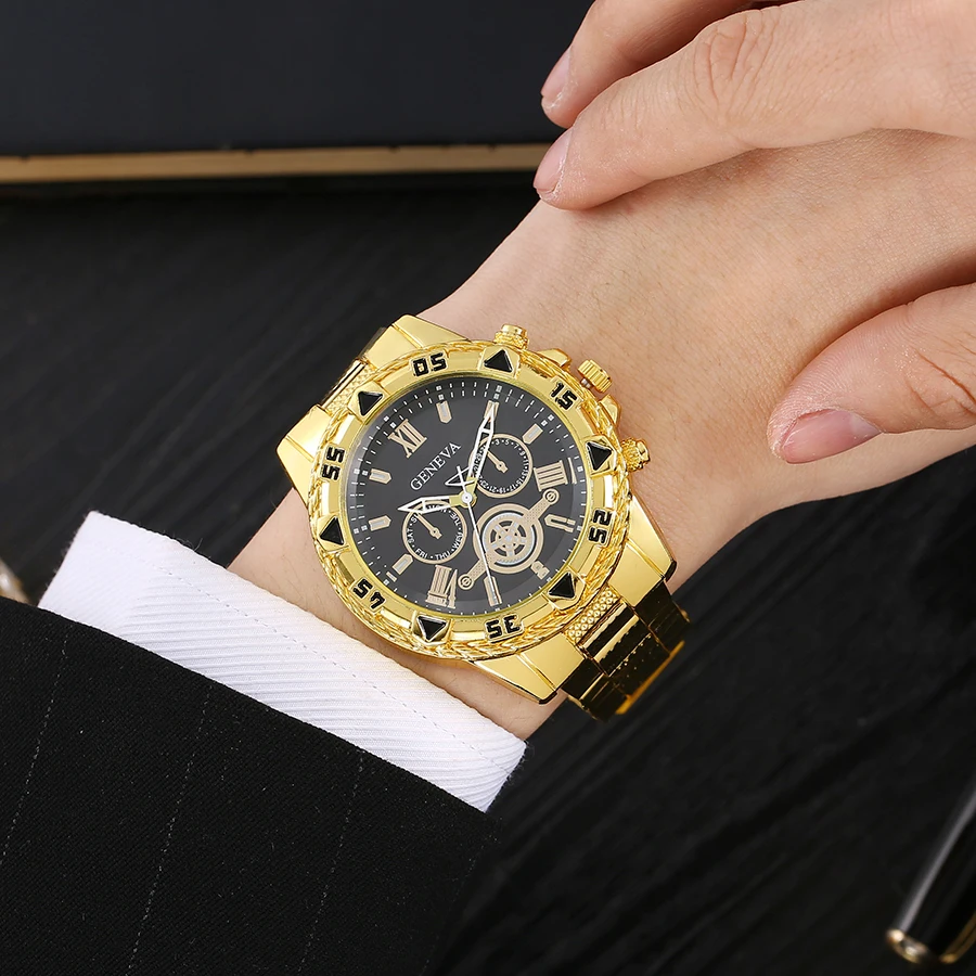 Wholesale of 2025 new cross-border bestseller quartz watches, fashionable and classic wristwatches, fake three-eye men's watches
Wholesale of 2025 new cross-border bestseller quartz watches, fashionable and classic wristwatches, fake three-eye men's watches