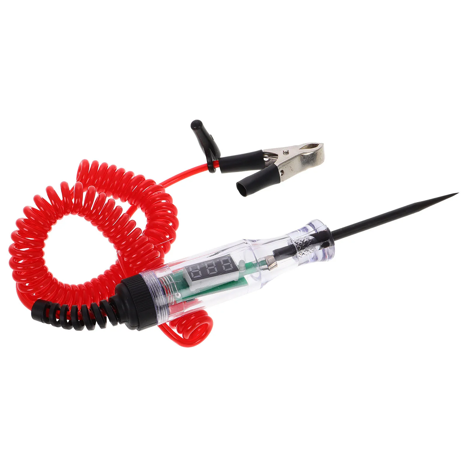 Automotive Circuit Tester 3-70V Digital LED Voltage Pen Metal Probe Car Electric Tester Continuity Power Circuit Test Light
Automotive Circuit Tester 3-70V Digital LED Voltage Pen Metal Probe Car Electric Tester Continuity Power Circuit Test Light