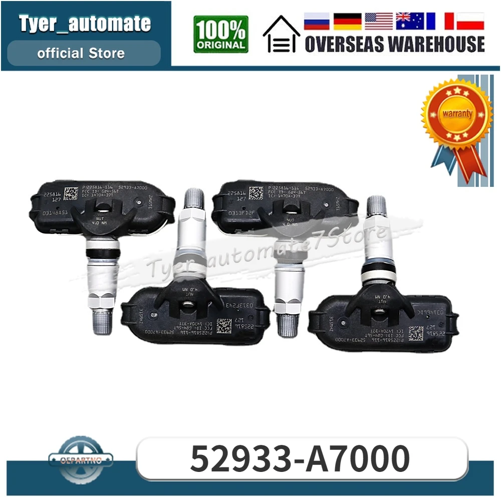 Tire Pressure Monitor TPMS Sensor 315MHz For HYUNDAI ELANTRA KIA FORTE FORTE5 52933-A7000 52933A7000
Tire Pressure Monitor TPMS Sensor 315MHz For HYUNDAI ELANTRA KIA FORTE FORTE5 52933-A7000 52933A7000