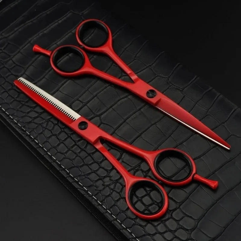 Hair Scissors Cutting+Thinning Set Salon Shears Barber Scissors Shop 6 Inch Hairdressing Scissors Professional High Quality Red
Hair Scissors Cutting+Thinning Set Salon Shears Barber Scissors Shop 6 Inch Hairdressing Scissors Professional High Quality Red