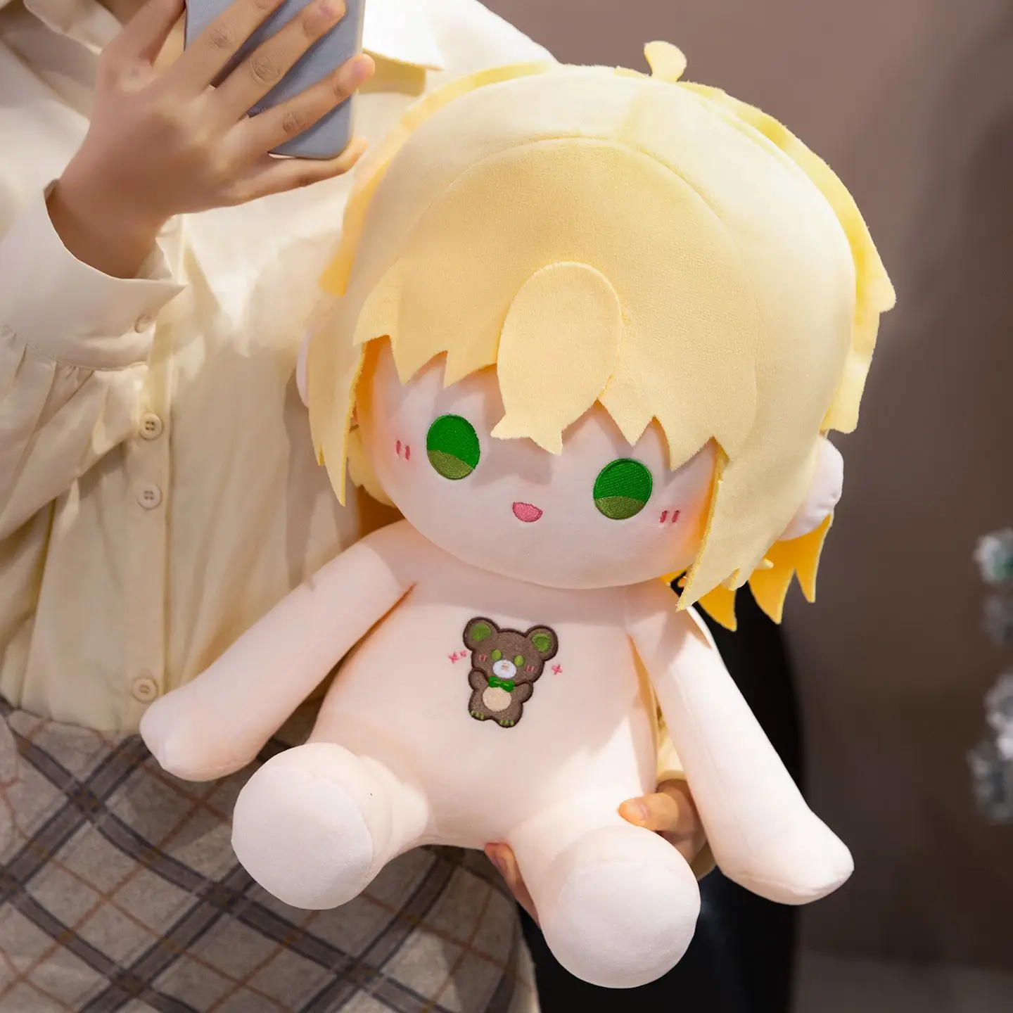 40CM For All Time Ayn Alkaid Cosplay Plush Doll Anime Figures Clarence Emerald Dress-up Cotton Doll Body Idol Plushies Xmas Gift
40CM For All Time Ayn Alkaid Cosplay Plush Doll Anime Figures Clarence Emerald Dress-up Cotton Doll Body Idol Plushies Xmas Gift