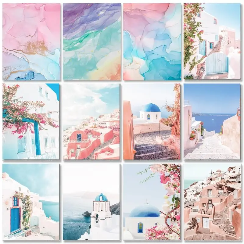 GATYZTORY Modern Painting By Numbers Pink Coastal Landscape Picture Paint Gift Handicrafts Wall Decors Romantic For Adults
GATYZTORY Modern Painting By Numbers Pink Coastal Landscape Picture Paint Gift Handicrafts Wall Decors Romantic For Adults