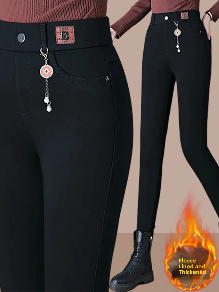 High Waist Fce Lined Thiened Skinny Jeans Women's Tight Fit Denim Pants Autumn Winter New Sle Base Layer Pants
High Waist Fce Lined Thiened Skinny Jeans Women's Tight Fit Denim Pants Autumn Winter New Sle Base Layer Pants