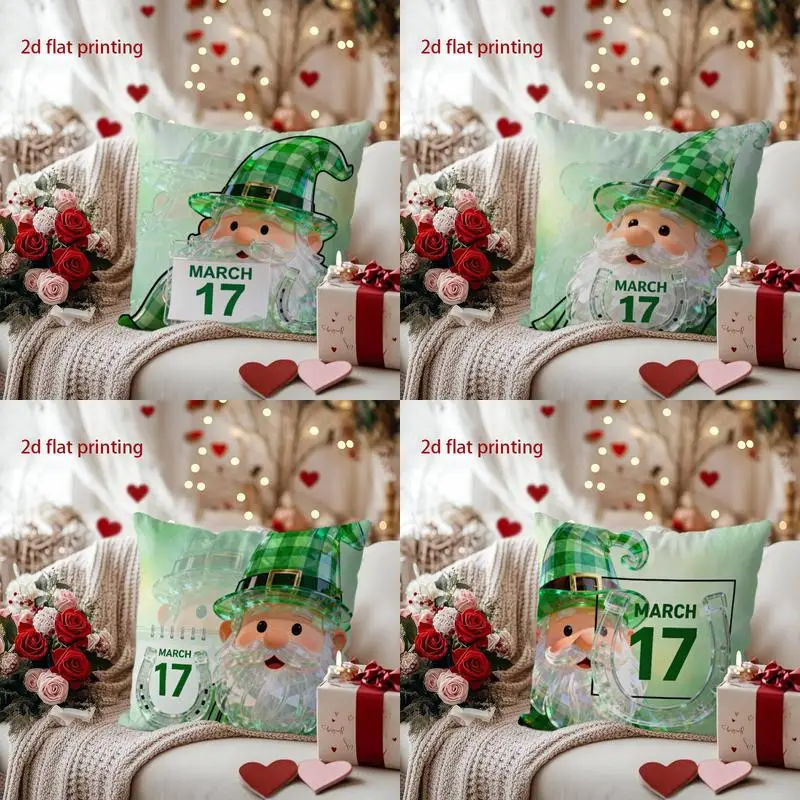 Домашний декор, подушка с изображением гнома на день Святого Патрика: 17 марта, наволочка с узором декора, подходит для дивана, спальни, автомобиля, наволочки
Домашний декор, подушка с изображением гнома на день Святого Патрика: 17 марта, наволочка с узором декора, подходит для дивана, спальни, автомобиля, наволочки