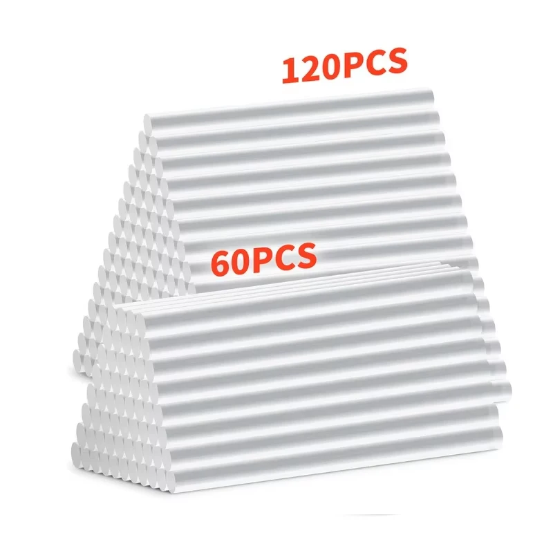 7mm*100mm translucent hot melt glue stick EVA material suitable for DIY, gluing photo albums/wood, etc. 60PCS/120PCS
7mm*100mm translucent hot melt glue stick EVA material suitable for DIY, gluing photo albums/wood, etc. 60PCS/120PCS