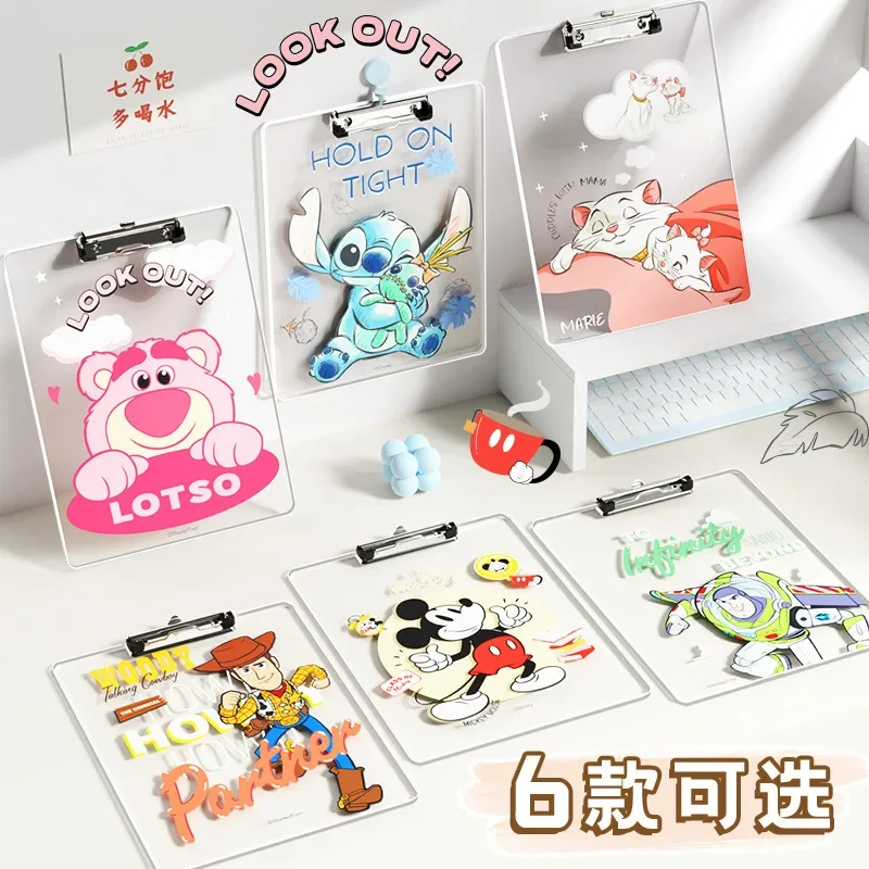 Disney Stitch Acrylic Clear Splint PET Student Pad Board A4 Folder Kawaii Anime Pattern Schools Supplies Kid Back To School Gift
Disney Stitch Acrylic Clear Splint PET Student Pad Board A4 Folder Kawaii Anime Pattern Schools Supplies Kid Back To School Gift
