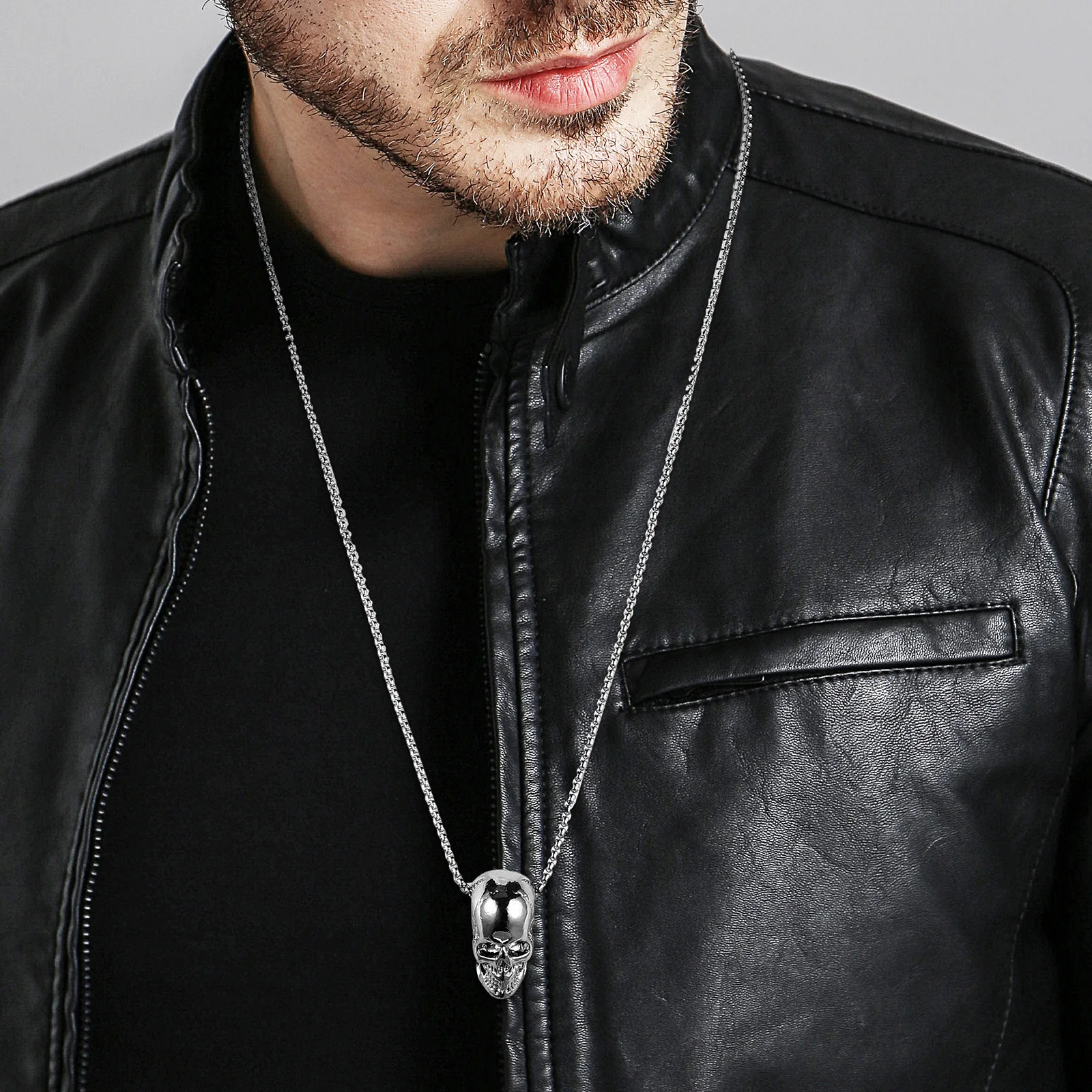 3Pcs Skull Necklaces Stainless Steel Gothic Pendant Jewelry for Men Halloween Gift Skull Necklace for Men Chain with Pendant
3Pcs Skull Necklaces Stainless Steel Gothic Pendant Jewelry for Men Halloween Gift Skull Necklace for Men Chain with Pendant