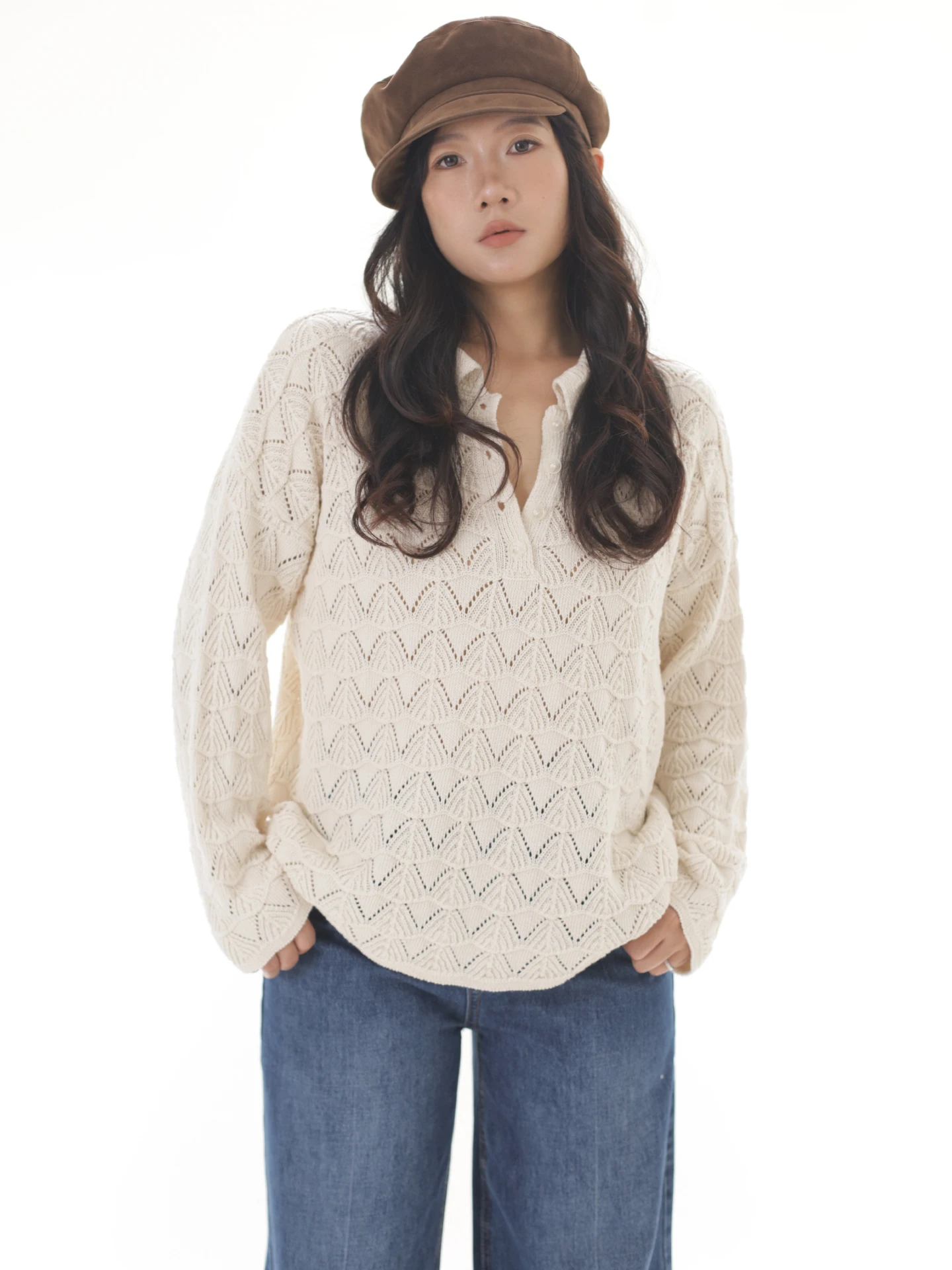 Ретро-свитер с длинными рукавами, вязаный, с открытым воротником, без застежки, с открытыми плечами, из хлопковой пряжи, полностью связанной крючком, женский топ
Ретро-свитер с длинными рукавами, вязаный, с открытым воротником, без застежки, с открытыми плечами, из хлопковой пряжи, полностью связанной крючком, женский топ