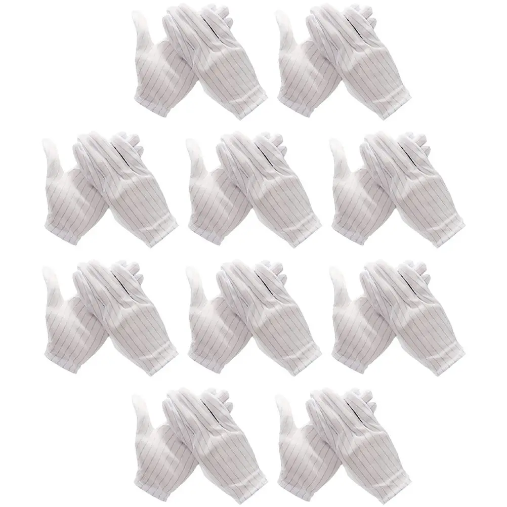 10Pairs Anti Static Safety Gloves Ergonomic Design Long Wear Comfort Non Irritating for Electronics Manufacturing and Circuit
10Pairs Anti Static Safety Gloves Ergonomic Design Long Wear Comfort Non Irritating for Electronics Manufacturing and Circuit