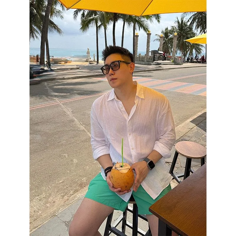 Lightweight Cotton Linen Long Sleeve Shirt Men Summer Loose Fit Sun Protection Casual Comfortable Breathable Flat Collar Shirt
Lightweight Cotton Linen Long Sleeve Shirt Men Summer Loose Fit Sun Protection Casual Comfortable Breathable Flat Collar Shirt