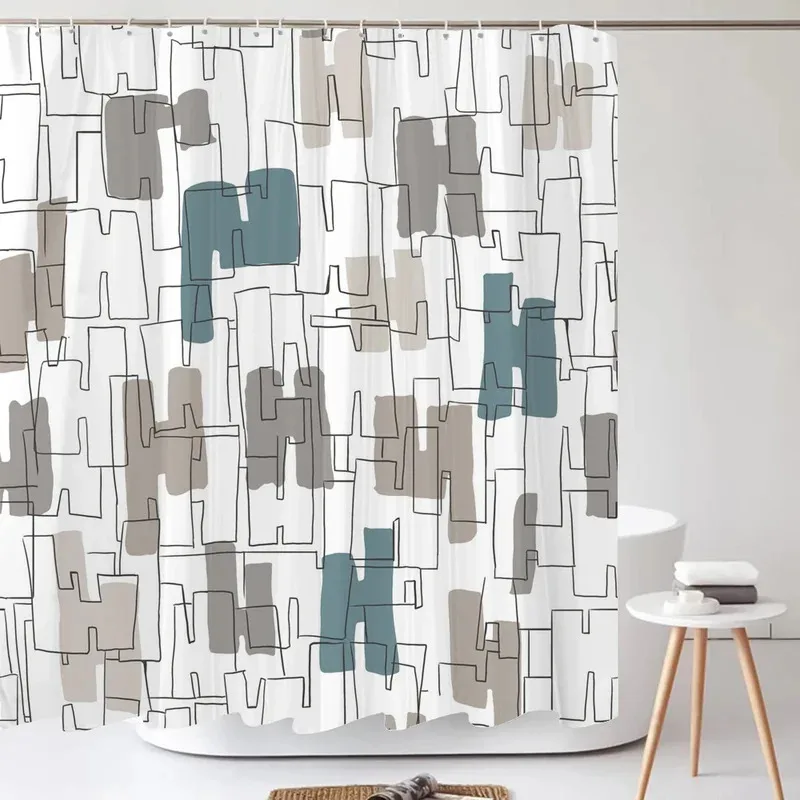 JHB23High Quality Print Shower Curtain Minimalist Geometry Pattern Bathroom Curtains Home Decor Waterproof Polyester Fabric 9Kj(
JHB23High Quality Print Shower Curtain Minimalist Geometry Pattern Bathroom Curtains Home Decor Waterproof Polyester Fabric 9Kj(