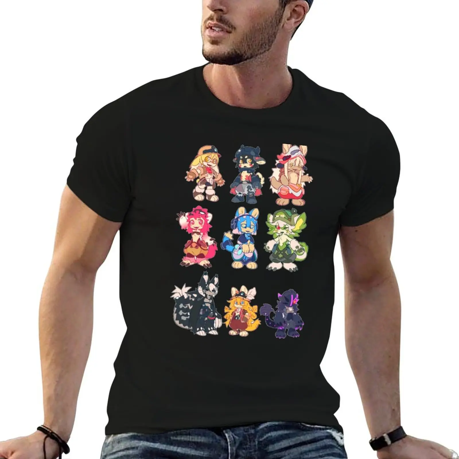 Cute Made in abyss characters T-Shirt Funny t-shirt heavyweights topping plus sizes mens t shirt graphic
Cute Made in abyss characters T-Shirt Funny t-shirt heavyweights topping plus sizes mens t shirt graphic