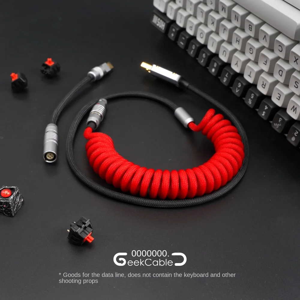 Кабель GeekCable для механической клавиатуры компьютера, кабель для передачи данных MelGeek
Кабель GeekCable для механической клавиатуры компьютера, кабель для передачи данных MelGeek