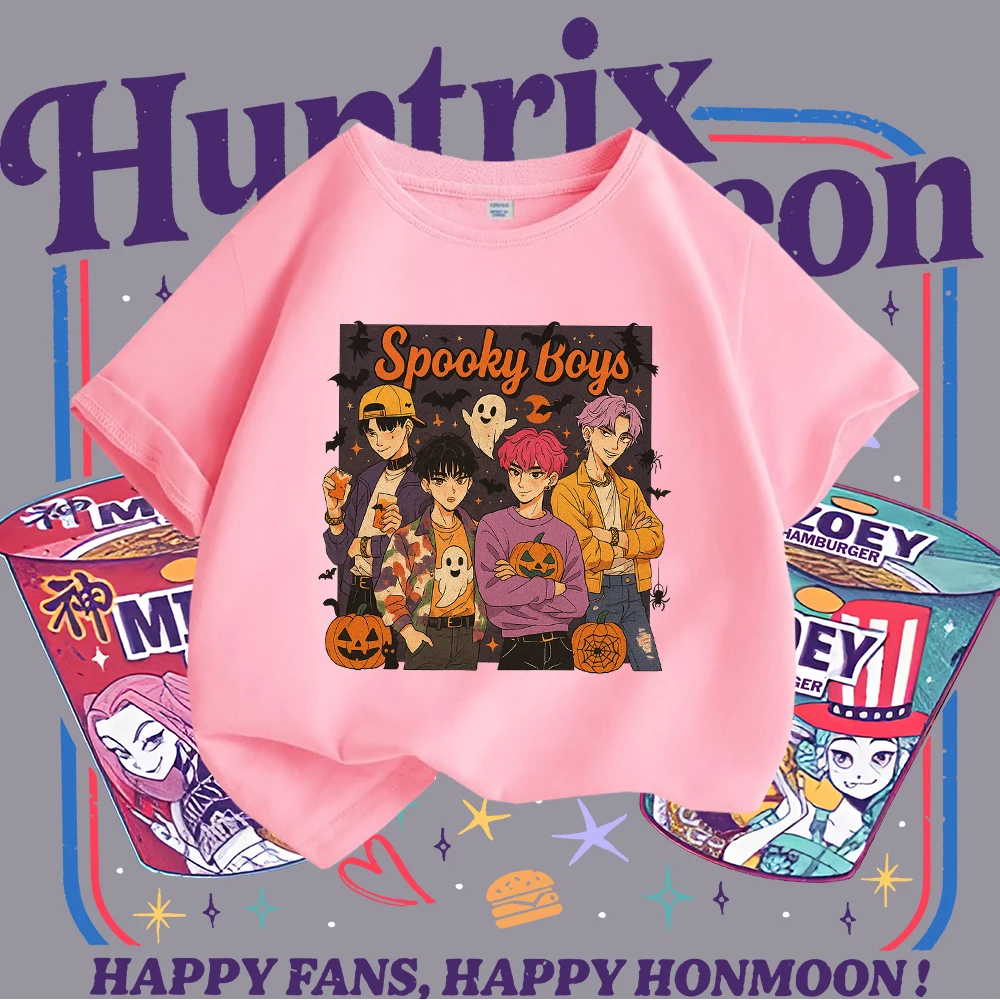 Детская футболка Huntrix Kpop Inspired Y2K с графическим дизайном Zoey Rumi Mira, модная повседневная футболка в стиле 2000-х годов для девочек и мальчиков, молодежи
Детская футболка Huntrix Kpop Inspired Y2K с графическим дизайном Zoey Rumi Mira, модная повседневная футболка в стиле 2000-х годов для девочек и мальчиков, молодежи