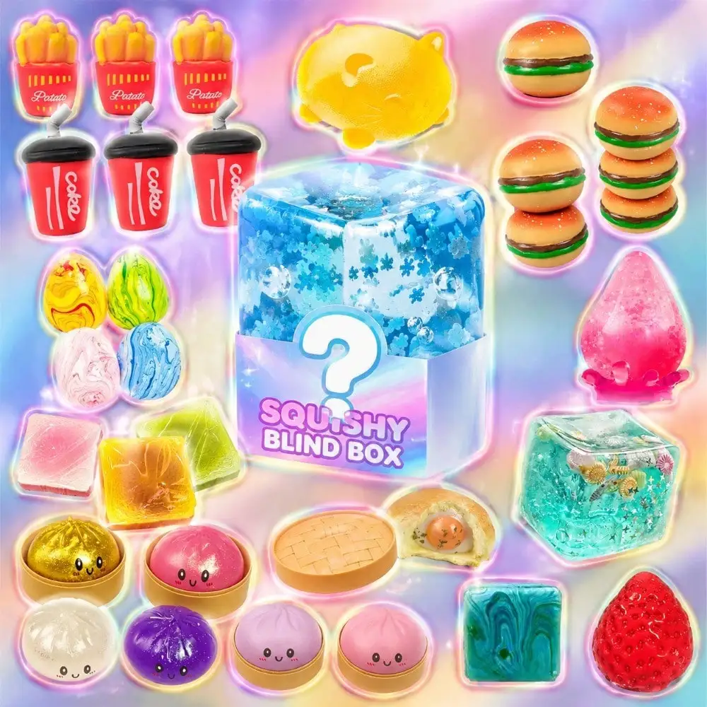 Random Squishy Fun Box 2026 Surprise Mystery Blind Box Ocean Animal Shaped Slow Rebound Stress Relief Sensory Fidget Squeeze Toys for Kids And Adults
Random Squishy Fun Box 2026 Surprise Mystery Blind Box Ocean Animal Shaped Slow Rebound Stress Relief Sensory Fidget Squeeze Toys for Kids And Adults