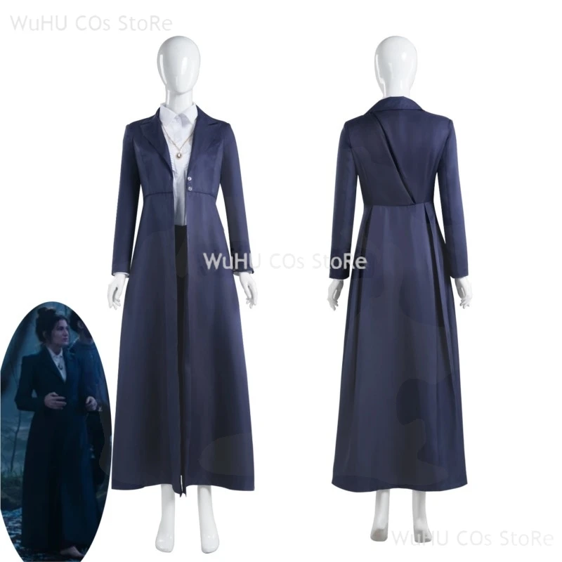 Agatha Harkness Witch Agatha TV All Along Cosplay Costume Prop Women Necklace Blue Trench Coat Holloween Party Roleplay Uniform
Agatha Harkness Witch Agatha TV All Along Cosplay Costume Prop Women Necklace Blue Trench Coat Holloween Party Roleplay Uniform
