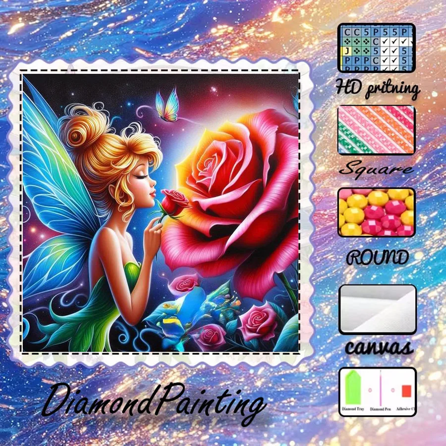 1 Piece-5D-DIY--Diamond Painting Set-Elves, Roses-Diamond Art-Mosaic-Home Decoration-Best Gifts for Friends
1 Piece-5D-DIY--Diamond Painting Set-Elves, Roses-Diamond Art-Mosaic-Home Decoration-Best Gifts for Friends