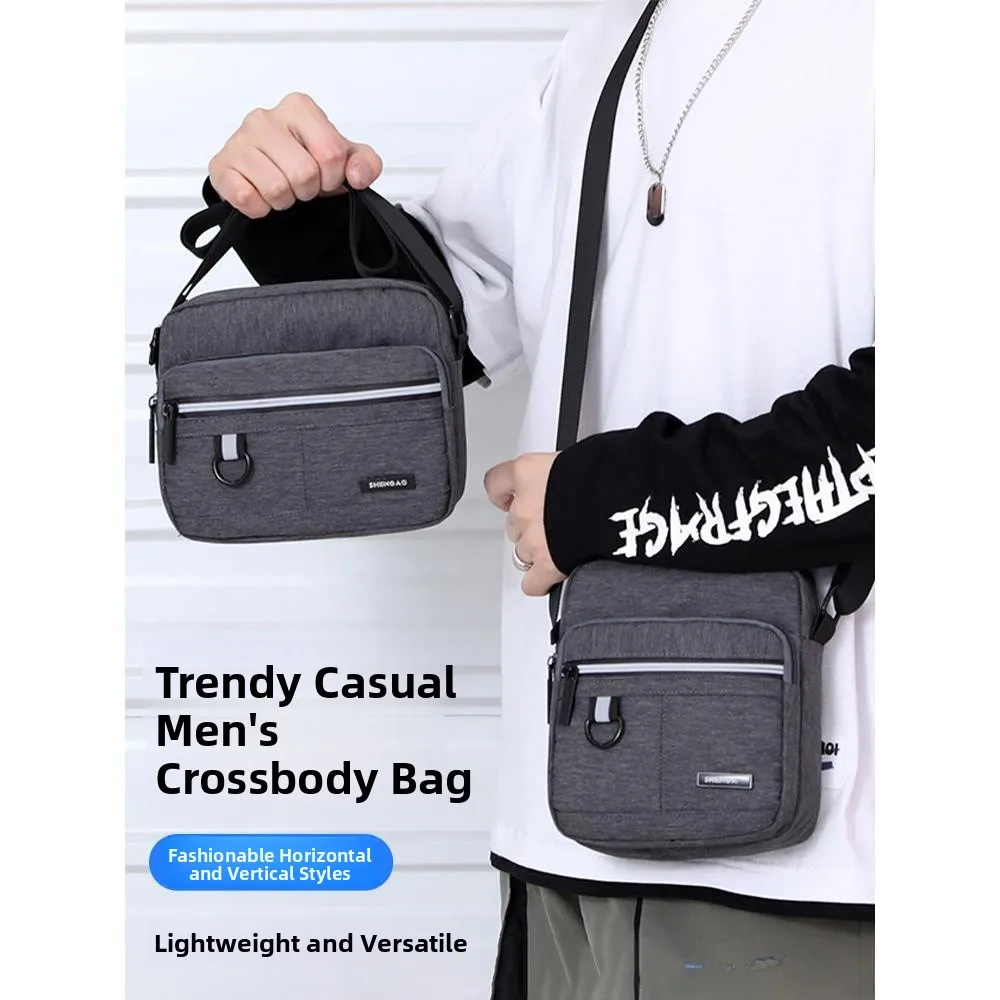 Мужская сумка-рюкзак из ткани Оксфорд, маленькая деловая сумка для телефона, холщовая сумка через плечо, повседневная сумка с мягкой ручкой, молодежная, для отдыха
Мужская сумка-рюкзак из ткани Оксфорд, маленькая деловая сумка для телефона, холщовая сумка через плечо, повседневная сумка с мягкой ручкой, молодежная, для отдыха