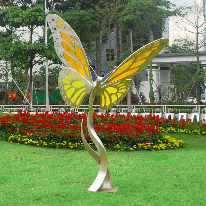 Large stainless steel butterfly pigeon ornament outdoor garden landscape park sales department large creative art sketch
Large stainless steel butterfly pigeon ornament outdoor garden landscape park sales department large creative art sketch