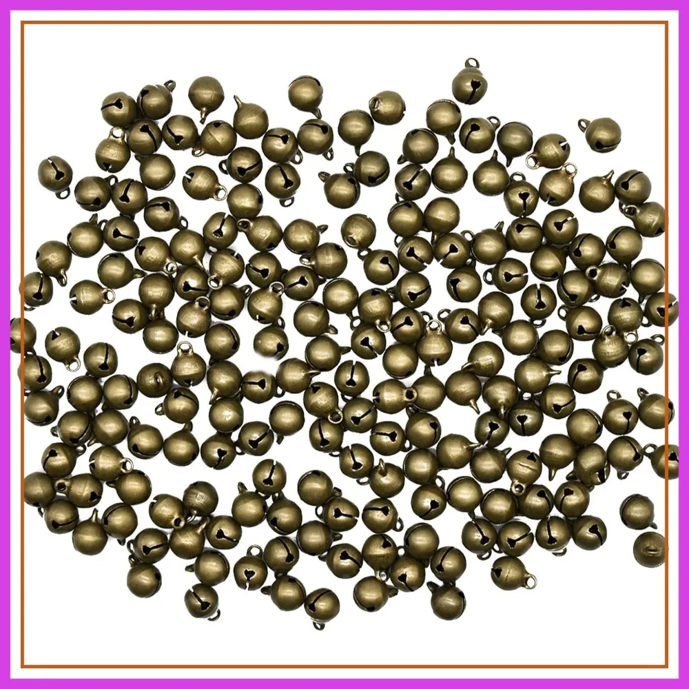200Pcs 8mm Mini Bronze Jingle Bells for DIY Crafts Jewelry Making Knitting Necklace Home Decor
200Pcs 8mm Mini Bronze Jingle Bells for DIY Crafts Jewelry Making Knitting Necklace Home Decor