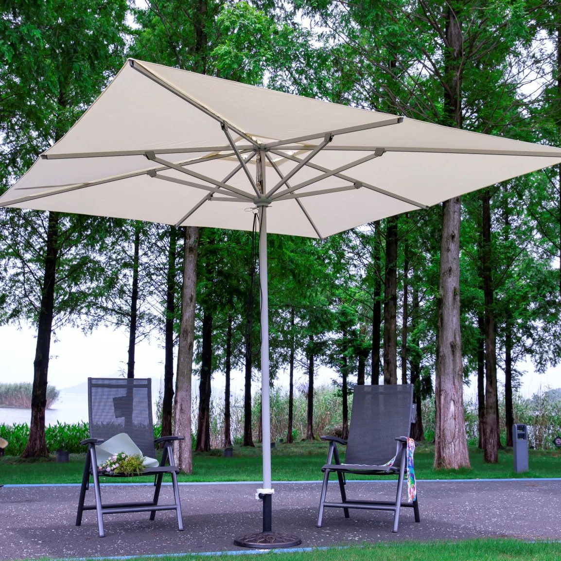 Garden Parasol Courtyard Sun Shade Umbrella Sail Outdoor Square Parasol
Garden Parasol Courtyard Sun Shade Umbrella Sail Outdoor Square Parasol