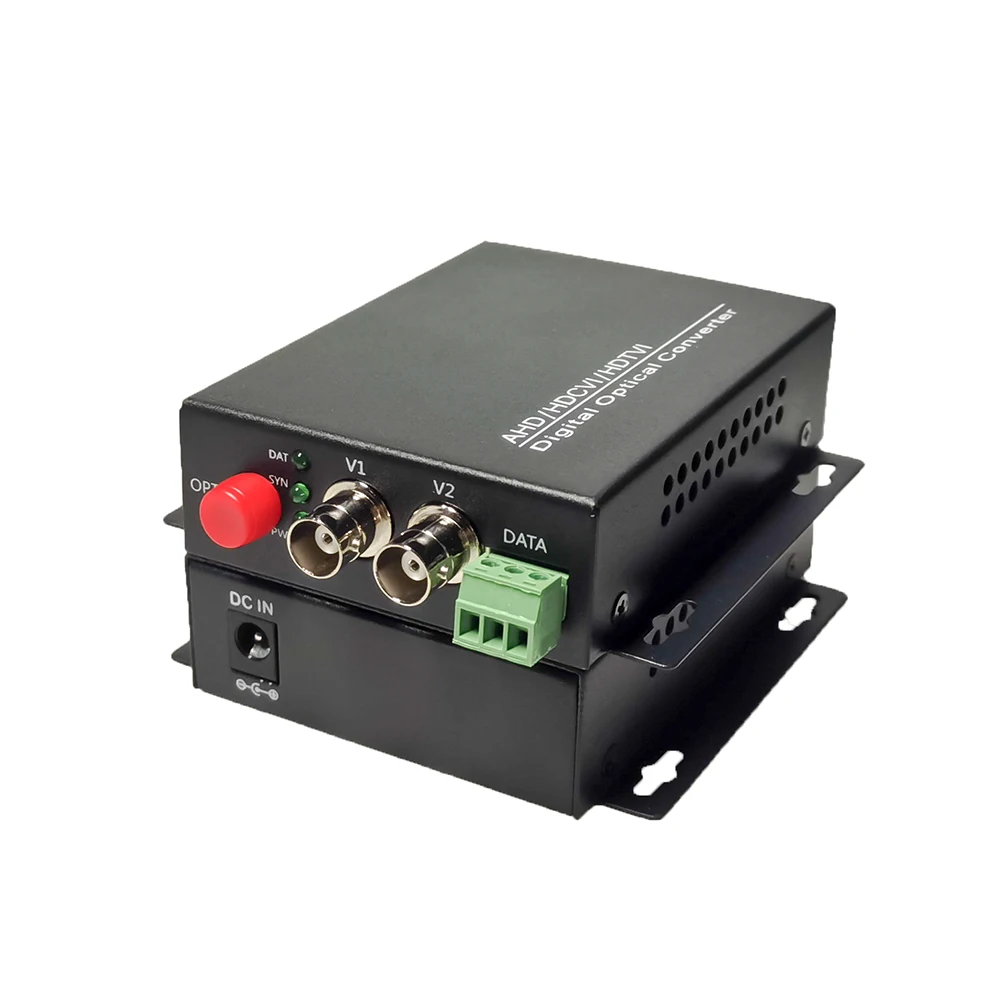1080P HDCVI TVI AHD 2 Channel Video with RS485 Data to Fiber Media Converter for Dahua Hikvision AHD 2MP Camera DC12V
1080P HDCVI TVI AHD 2 Channel Video with RS485 Data to Fiber Media Converter for Dahua Hikvision AHD 2MP Camera DC12V