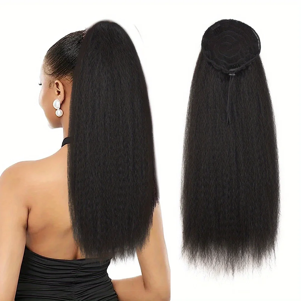 Shesbeauty 26-дюймовый прямой хвост Yaki на шнурке, прямые наращивание волос на клипсе, синтетический полный и толстый хвост для женщин
Shesbeauty 26-дюймовый прямой хвост Yaki на шнурке, прямые наращивание волос на клипсе, синтетический полный и толстый хвост для женщин