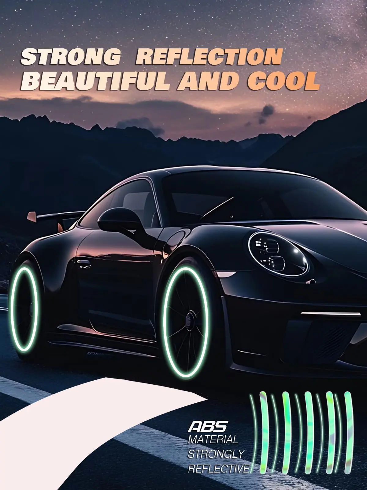 20PCS Car Wheel Reflective Decorative Star Stickers, Night Safety Warning Stickers, PVC, Modern Style, Green, Multi-Surface
20PCS Car Wheel Reflective Decorative Star Stickers, Night Safety Warning Stickers, PVC, Modern Style, Green, Multi-Surface