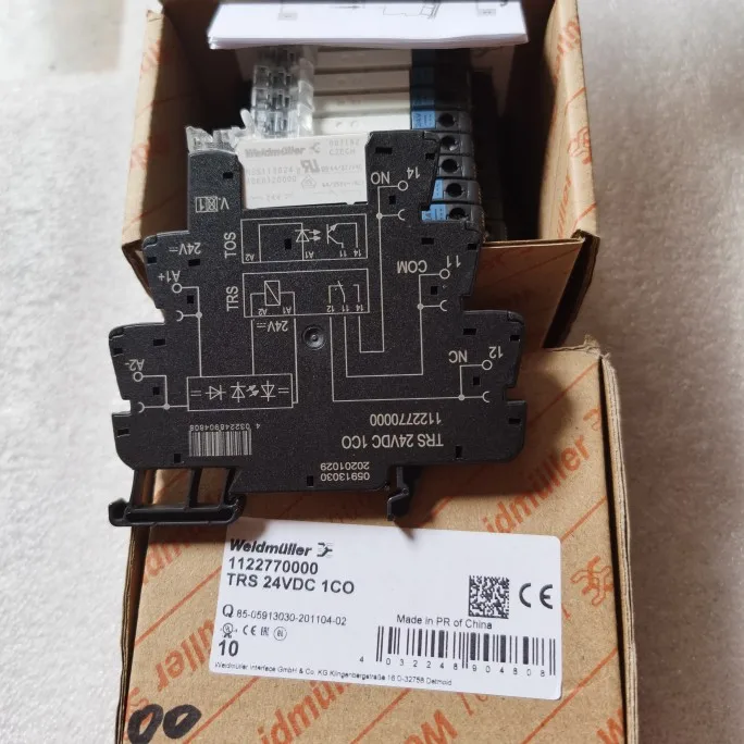 10 шт. Weidmuller, новый оригинальный 1122770000 TRS 24 В постоянного тока 1CO
10 шт. Weidmuller, новый оригинальный 1122770000 TRS 24 В постоянного тока 1CO